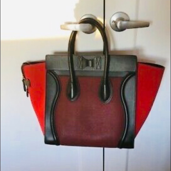 ❌SOLD❌ Céline Tricolor MINI LUGGAGE - Picture 8 of 10